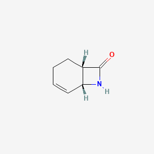 molecular formula C7H9NO B2413076 (1S,6R)-7-氮杂双环[4.2.0]辛-4-烯-8-酮 CAS No. 285560-99-8