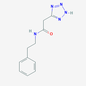 molecular formula C11H13N5O B241312 N-(2-phenylethyl)-2-(1H-tetrazol-5-yl)acetamide 