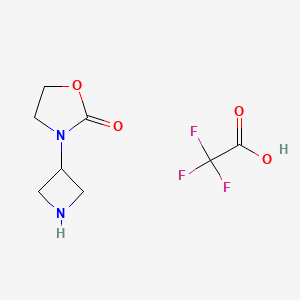 3-(Azetidin-3-yl)oxazolidin-2-one 2,2,2-trifluoroacetate