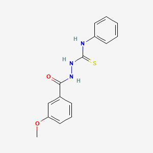 1-[(3-Methoxybenzoyl)amino]-3-phenylthiourea
