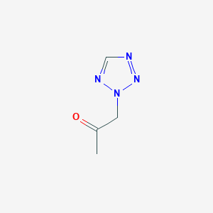 molecular formula C4H6N4O B2413163 2-(2-Oxopropyl)-2H-tetrazole CAS No. 13616-38-1; 83485-71-6