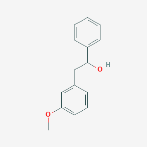 molecular formula C15H16O2 B2413221 2-(3-甲氧基苯基)-1-苯基乙醇 CAS No. 237763-20-1