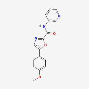 5-(4-methoxyphenyl)-N-(pyridin-3-yl)oxazole-2-carboxamide