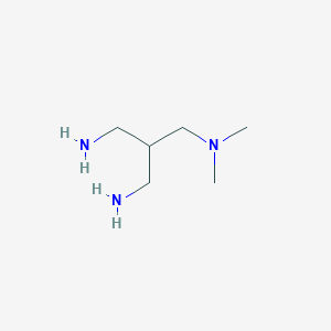 molecular formula C6H17N3 B2413259 2-(Aminomethyl)-N1,N1-dimethylpropane-1,3-diamine CAS No. 936320-14-8