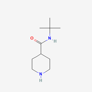 molecular formula C10H20N2O B2413272 N-tert-butylpiperidine-4-carboxamide CAS No. 86542-86-1