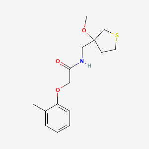 N-((3-methoxytetrahydrothiophen-3-yl)methyl)-2-(o-tolyloxy)acetamide