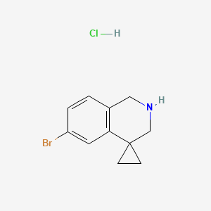 6'-bromo-2',3'-dihydro-1'H-spiro[cyclopropane-1,4'-isoquinoline] hydrochloride