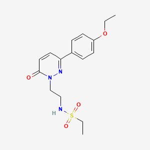 N-(2-(3-(4-ethoxyphenyl)-6-oxopyridazin-1(6H)-yl)ethyl)ethanesulfonamide