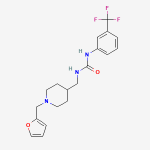1-((1-(Furan-2-ylmethyl)piperidin-4-yl)methyl)-3-(3-(trifluoromethyl)phenyl)urea