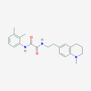 molecular formula C22H27N3O2 B2413401 N1-(2,3-dimethylphenyl)-N2-(2-(1-methyl-1,2,3,4-tetrahydroquinolin-6-yl)ethyl)oxalamide CAS No. 946209-55-8