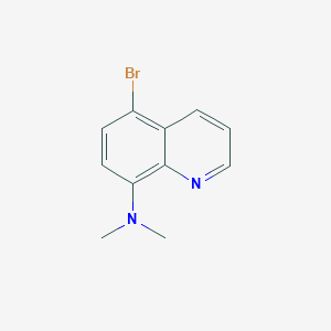 molecular formula C11H11BrN2 B2413444 5-溴-N,N-二甲基-8-喹啉胺 CAS No. 1713265-20-3