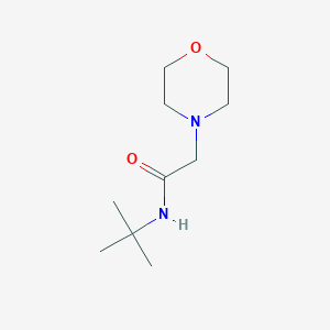 molecular formula C10H20N2O2 B241346 N-(tert-butyl)-2-(4-morpholinyl)acetamide 