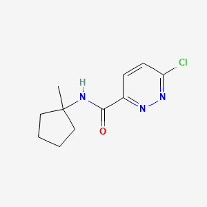 6-chloro-N-(1-methylcyclopentyl)pyridazine-3-carboxamide