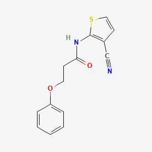 N-(3-cyanothiophen-2-yl)-3-phenoxypropanamide