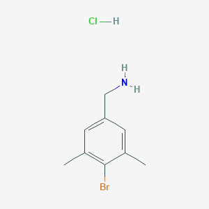 (4-Bromo-3,5-dimethylphenyl)methanamine;hydrochloride
