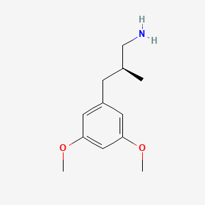 (2S)-3-(3,5-Dimethoxyphenyl)-2-methylpropan-1-amine