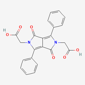 2,2'-(1,4-Dioxo-3,6-diphenylpyrrolo[3,4-c]pyrrole-2,5(1h,4h)-diyl)diacetic acid