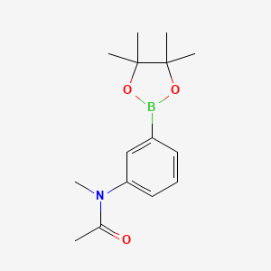 molecular formula C15H22BNO3 B2413526 N-Methyl-n-(3-(4,4,5,5-tetramethyl-1,3,2-dioxaborolan-2-yl)phenyl)acetamide CAS No. 1231257-90-1