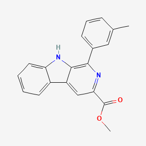 methyl 1-(3-methylphenyl)-9H-pyrido[3,4-b]indole-3-carboxylate