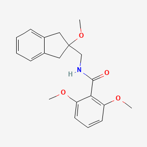 2,6-dimethoxy-N-((2-methoxy-2,3-dihydro-1H-inden-2-yl)methyl)benzamide