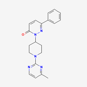2-[1-(4-Methylpyrimidin-2-yl)piperidin-4-yl]-6-phenylpyridazin-3-one