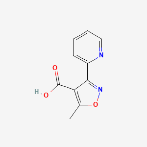 5-Methyl-3-(pyridin-2-yl)-1,2-oxazole-4-carboxylic acid