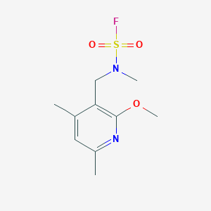 N-[(2-Methoxy-4,6-dimethylpyridin-3-yl)methyl]-N-methylsulfamoyl fluoride