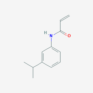 molecular formula C12H15NO B2413566 N-(3-プロパン-2-イルフェニル)プロプ-2-エナミド CAS No. 1156926-83-8