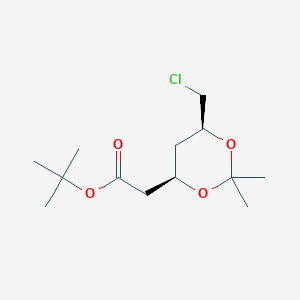 B024136 (4R-cis)-6-Chloromethyl-2,2-dimethyl-1,3-dioxane-4-acetic Acid tert-Butyl Ester CAS No. 154026-94-5