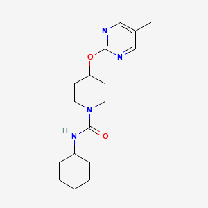 N-Cyclohexyl-4-(5-methylpyrimidin-2-yl)oxypiperidine-1-carboxamide