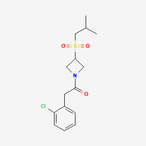 2-(2-Chlorophenyl)-1-(3-(isobutylsulfonyl)azetidin-1-yl)ethanone