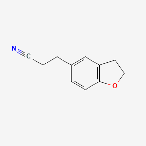 3-(2,3-Dihydro-1-benzofuran-5-YL)propanenitrile