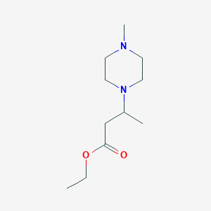 Ethyl 3-(4-methylpiperazin-1-yl)butanoate