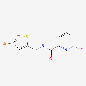 N-[(4-bromothiophen-2-yl)methyl]-6-fluoro-N-methylpyridine-2-carboxamide
