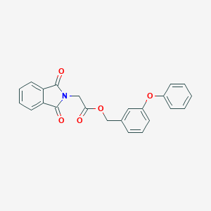 molecular formula C23H17NO5 B241379 3-Phenoxybenzyl 2-(1,3-dioxoisoindolin-2-yl)acetate 