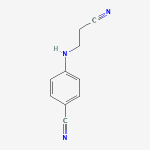 molecular formula C10H9N3 B2413796 4-(2-Cyanoethylamino)benzonitrile CAS No. 1152546-51-4