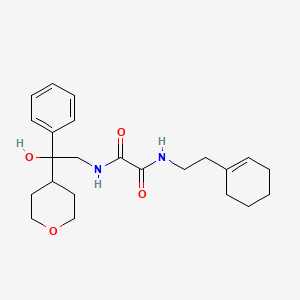 N1-(2-(cyclohex-1-en-1-yl)ethyl)-N2-(2-hydroxy-2-phenyl-2-(tetrahydro-2H-pyran-4-yl)ethyl)oxalamide