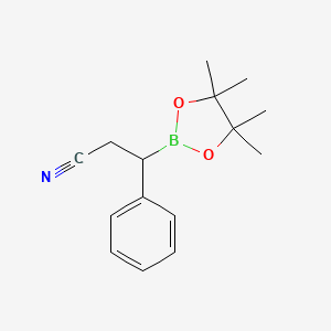 beta-(4,4,5,5-Tetramethyl-1,3,2-dioxaborolane-2-yl)benzenepropanenitrile