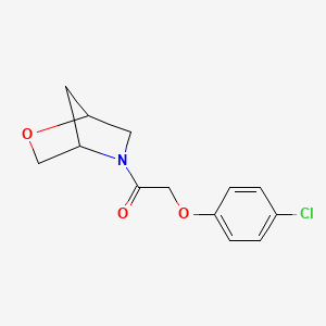 1-(2-Oxa-5-azabicyclo[2.2.1]heptan-5-yl)-2-(4-chlorophenoxy)ethanone