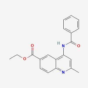 Ethyl 4-benzamido-2-methylquinoline-6-carboxylate