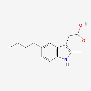 molecular formula C15H19NO2 B2413864 (5-butyl-2-methyl-1H-indol-3-yl)acetic acid CAS No. 95460-73-4