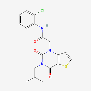 N-(2-chlorophenyl)-2-[3-(2-methylpropyl)-2,4-dioxo-3,4-dihydrothieno[3,2-d]pyrimidin-1(2H)-yl]acetamide