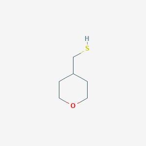 molecular formula C6H12OS B2413894 Oxan-4-ylmethanethiol CAS No. 1250046-08-2