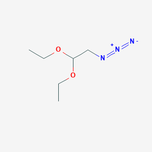 molecular formula C6H13N3O2 B2413938 2-叠氮基-1,1-二乙氧基乙烷 CAS No. 113738-28-6