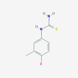 molecular formula C8H9FN2S B2413953 4-Fluoro-3-methylphenylthiourea CAS No. 929562-31-2