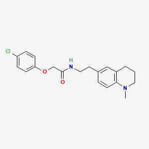 2-(4-chlorophenoxy)-N-(2-(1-methyl-1,2,3,4-tetrahydroquinolin-6-yl)ethyl)acetamide