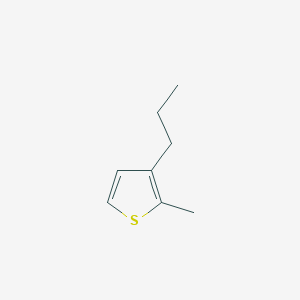 molecular formula C8H12S B2413968 2-Methyl-3-propylthiophene CAS No. 147871-74-7
