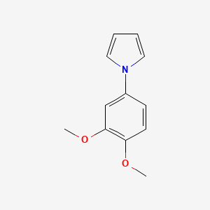 molecular formula C12H13NO2 B2414018 1-(3,4-dimethoxyphenyl)-1H-pyrrole CAS No. 43053-76-5