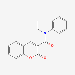 molecular formula C18H15NO3 B2414024 N-ethyl-2-oxo-N-phenyl-2H-chromene-3-carboxamide CAS No. 313494-13-2