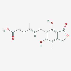 molecular formula C₁₆H₁₈O₆ B024141 O-脱甲基霉酚酸 CAS No. 31858-65-8